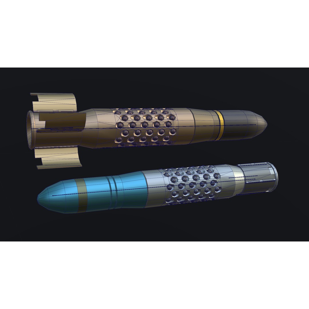 M47 Dragon 3D Model – Low Poly Game-Ready Rocket Launcher, FBX, OBJ - View 10