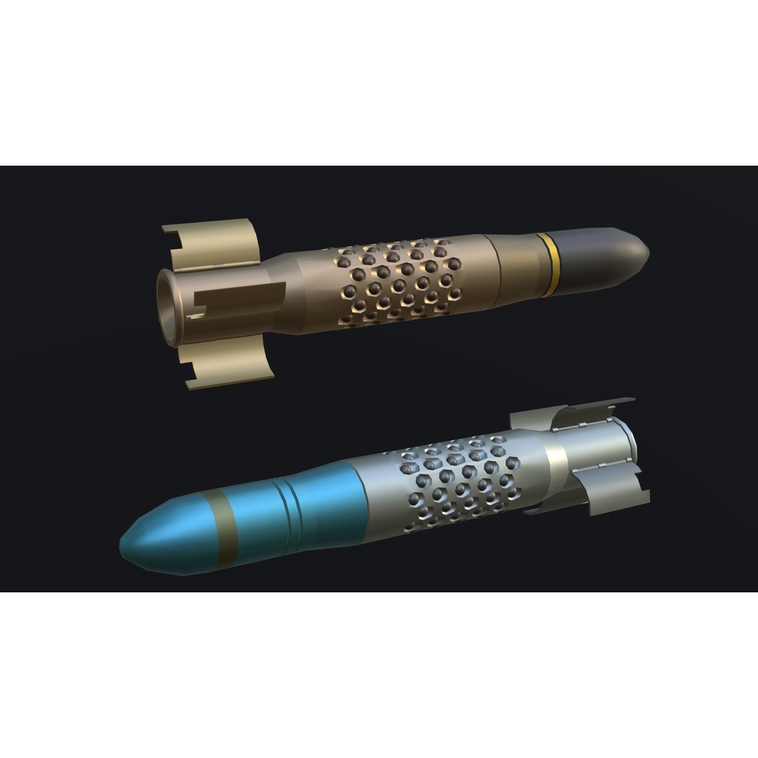 M47 Dragon 3D Model – Low Poly Game-Ready Rocket Launcher, FBX, OBJ - View 6