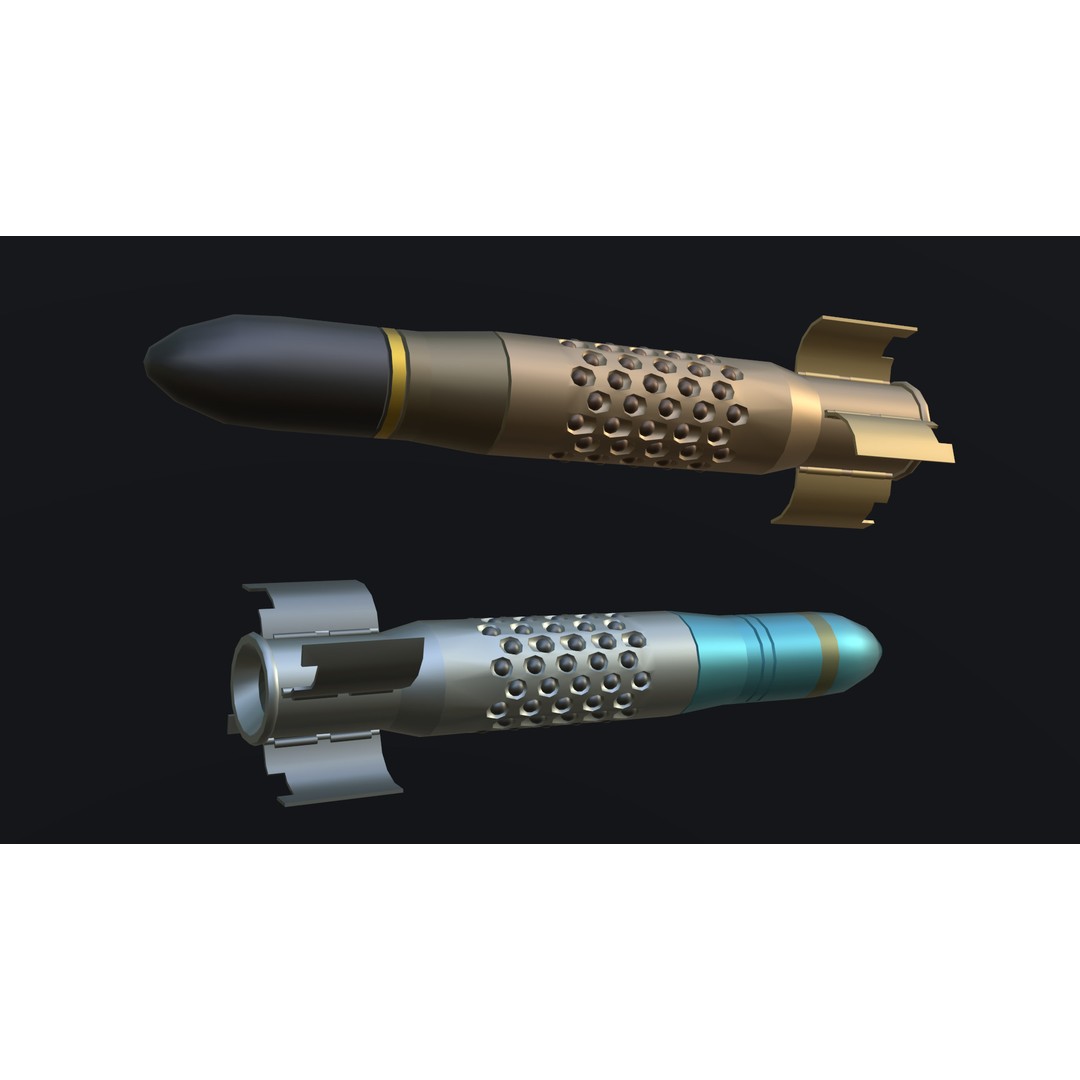M47 Dragon 3D Model – Low Poly Game-Ready Rocket Launcher, FBX, OBJ - View 7