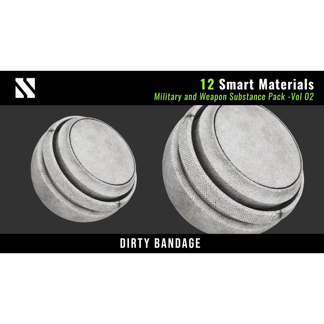 Military and Weapon Smart Materials 3D Model – PBR Textures for Substance Painter - View 11