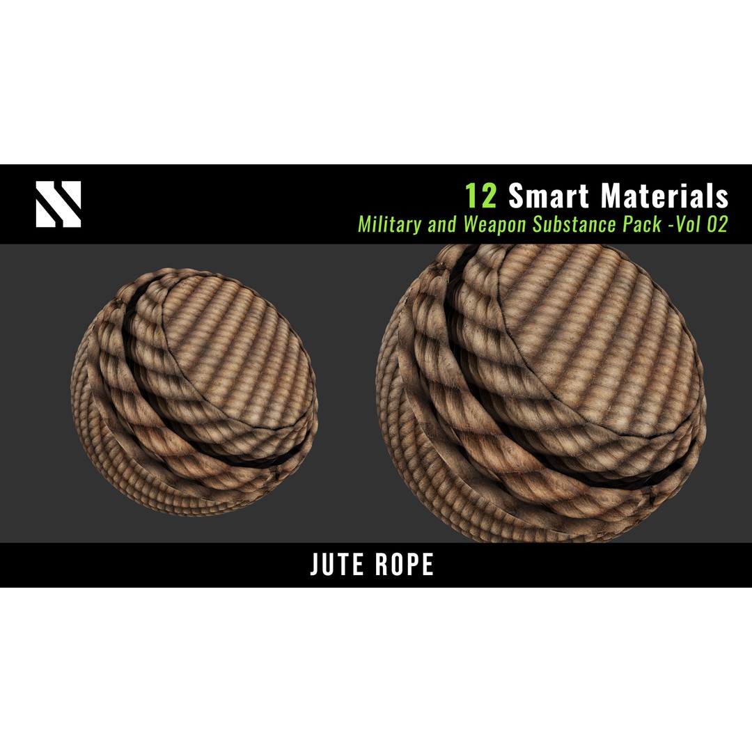 Military and Weapon Smart Materials 3D Model – PBR Textures for Substance Painter - View 14