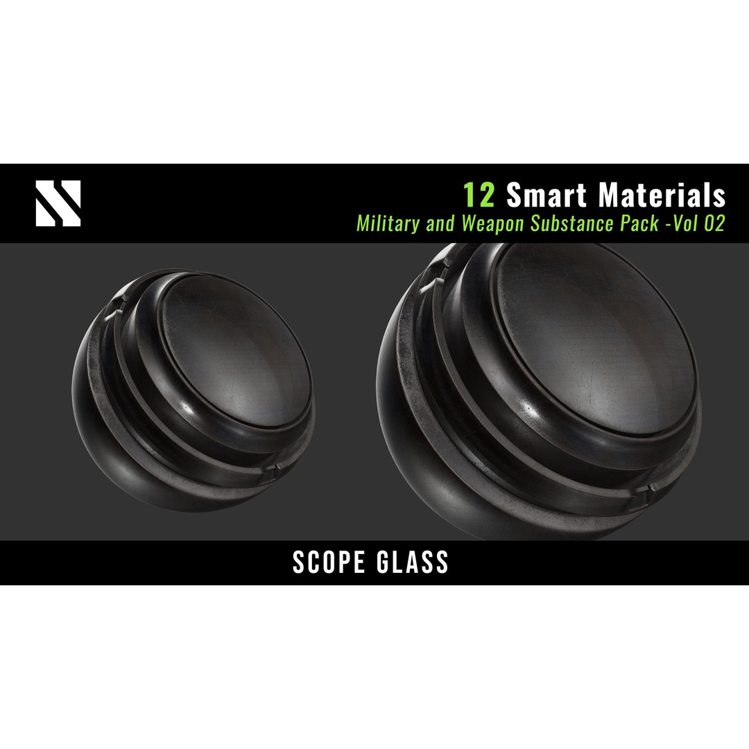 Military and Weapon Smart Materials 3D Model – PBR Textures for Substance Painter - View 6