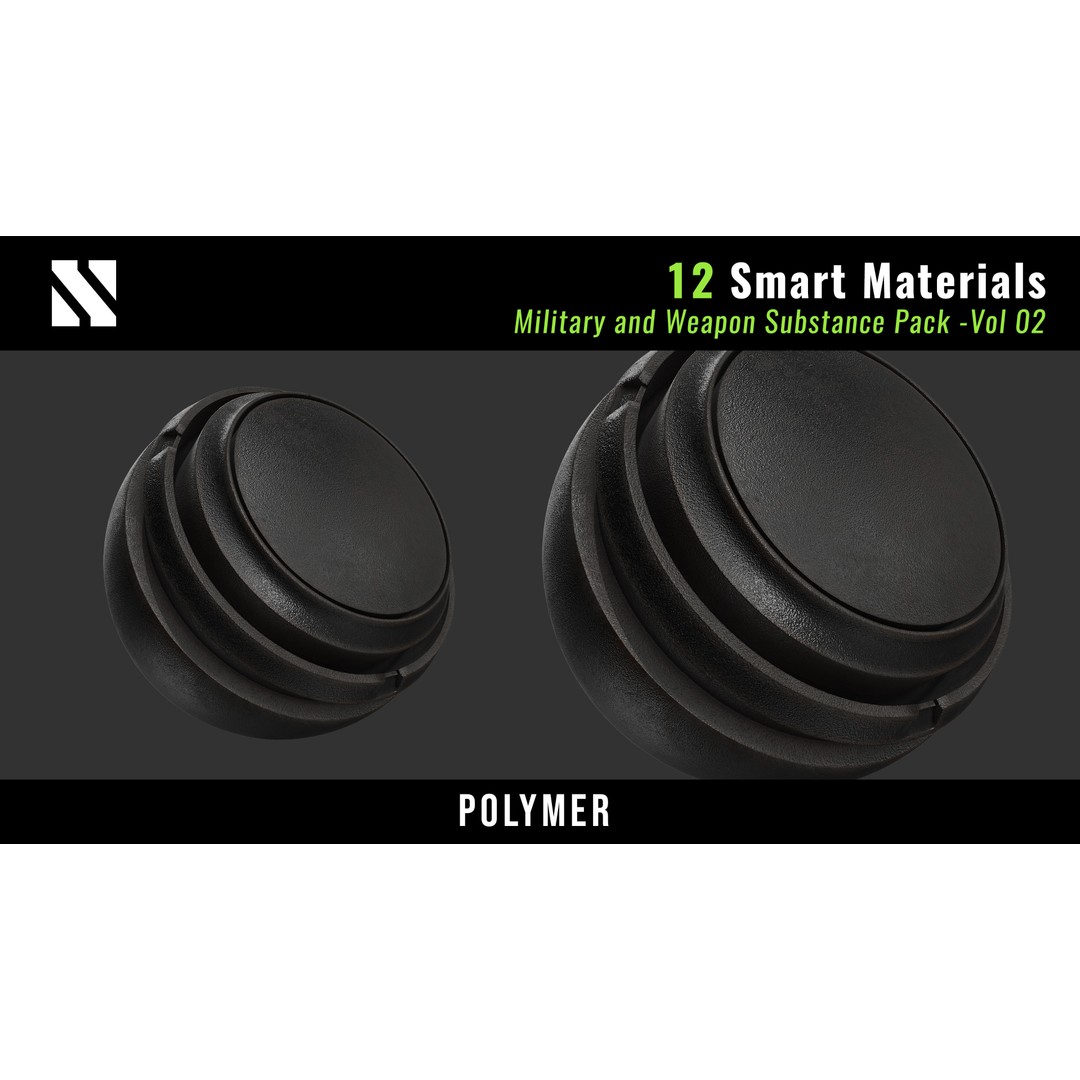 Military and Weapon Smart Materials 3D Model – PBR Textures for Substance Painter - View 7