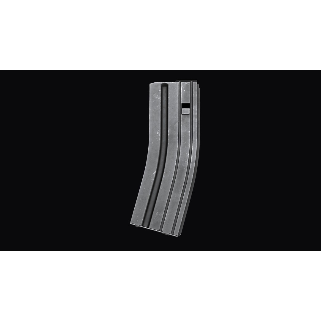 M4A1 Assault Rifle 3D Model – Low Poly Game Ready PBR Asset, FBX - View 23