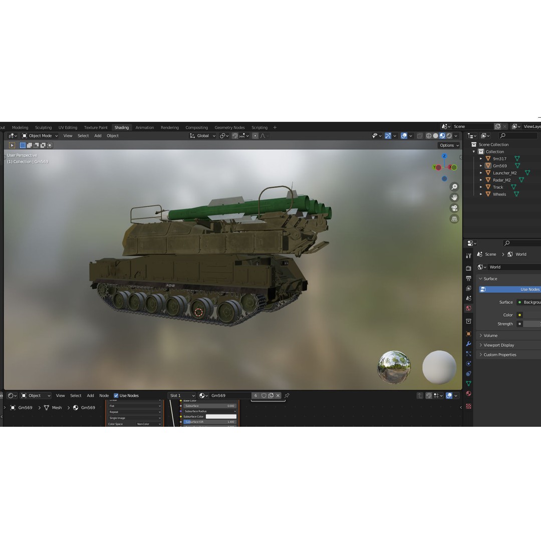 Buk M2 3D Model – PBR Military Surface-to-Air Missile System, FBX - View 16