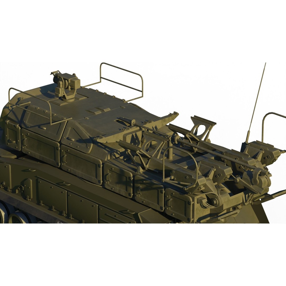 Buk M2 3D Model – PBR Military Surface-to-Air Missile System, FBX - View 7