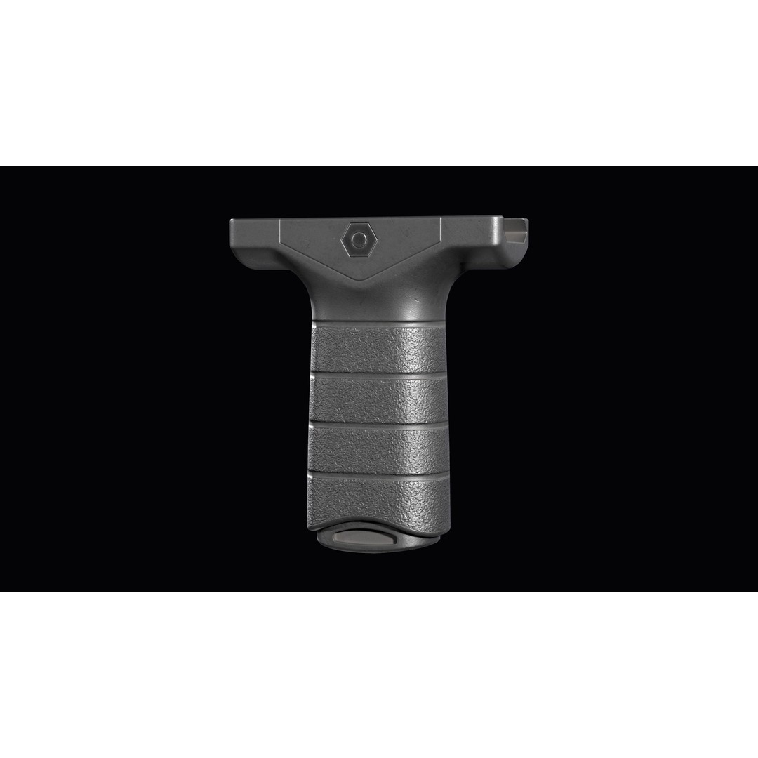 Stark SE-3 Short Vertical Grip 3D Model – Low Poly Game Asset, FBX - View 11
