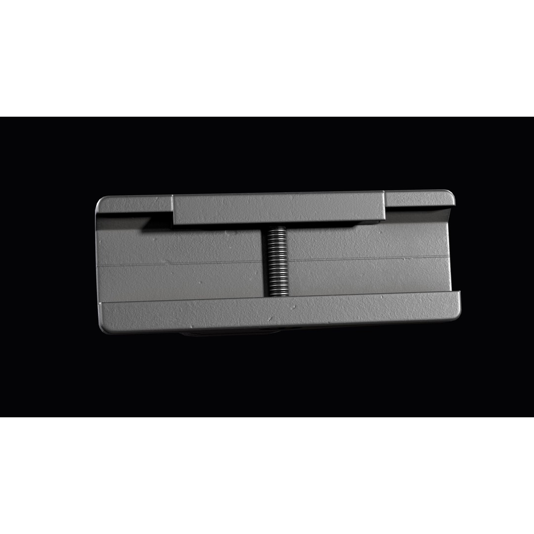 Stark SE-3 Short Vertical Grip 3D Model – Low Poly Game Asset, FBX - View 12