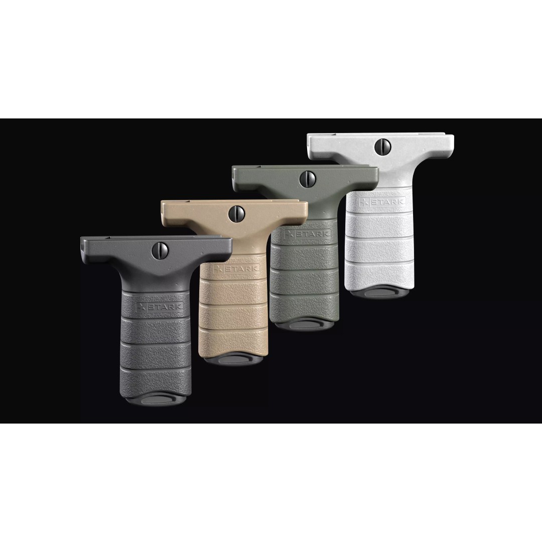 Stark SE-3 Short Vertical Grip 3D Model – Low Poly Game Asset, FBX - View 2