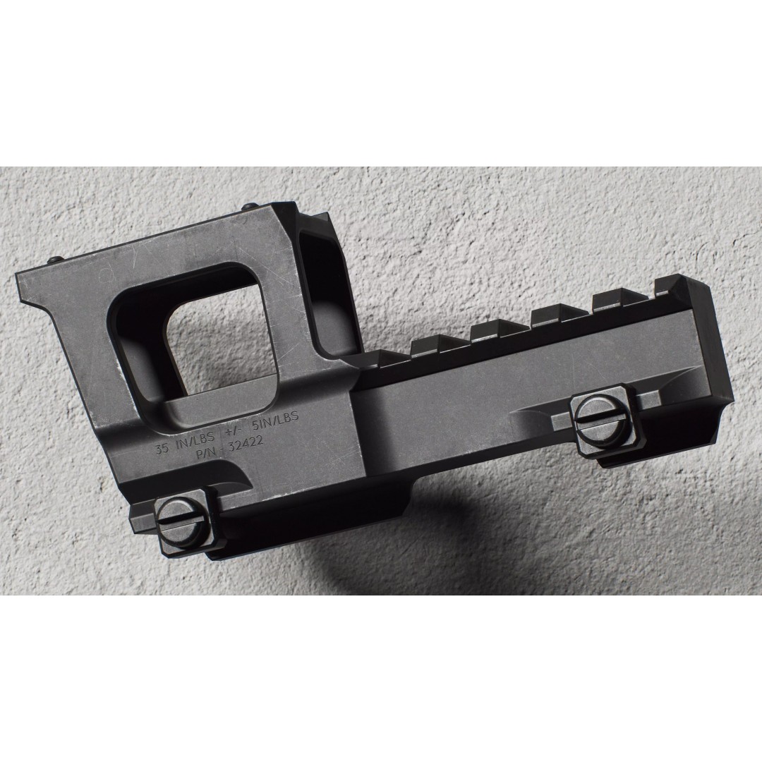 KAC NVG High Rise Mount 3D Model – Low Poly Game Ready Asset, FBX - View 11