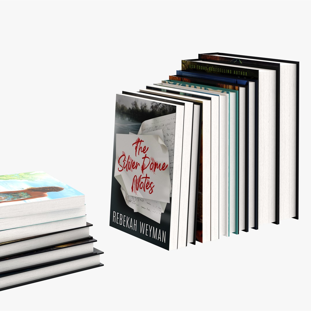 Books Collection 3D Model – Low Poly Game Asset, PBR Textures - View 12