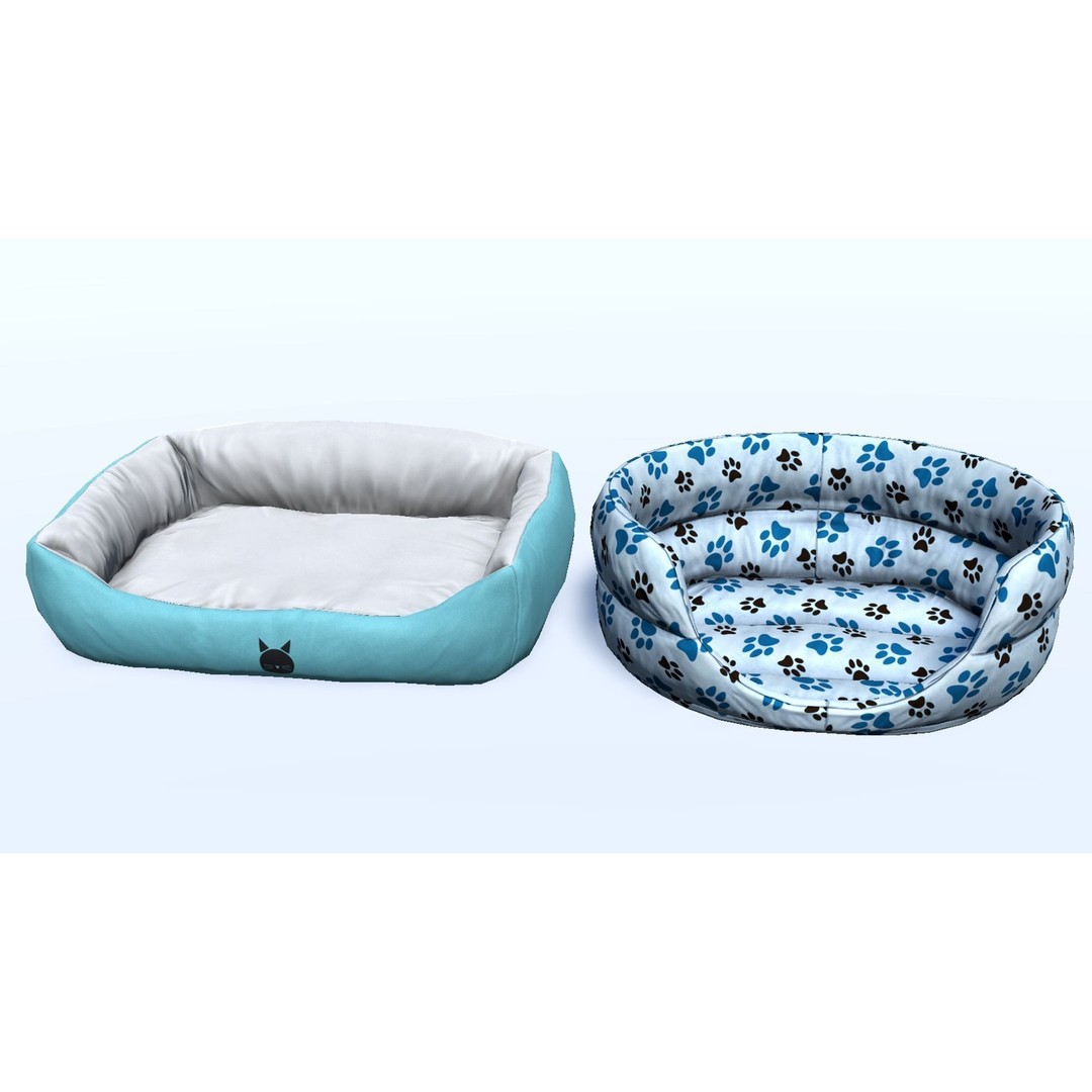 Cat Accessories 3D Model – Low Poly Game Asset, FBX, PBR Textures - View 6