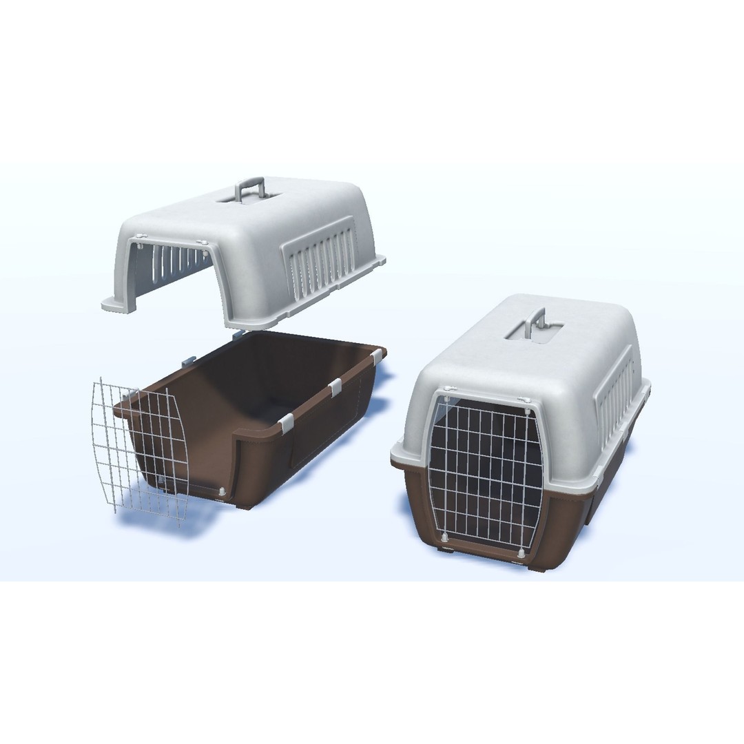 Cat Accessories 3D Model – Low Poly Game Asset, FBX, PBR Textures - View 8