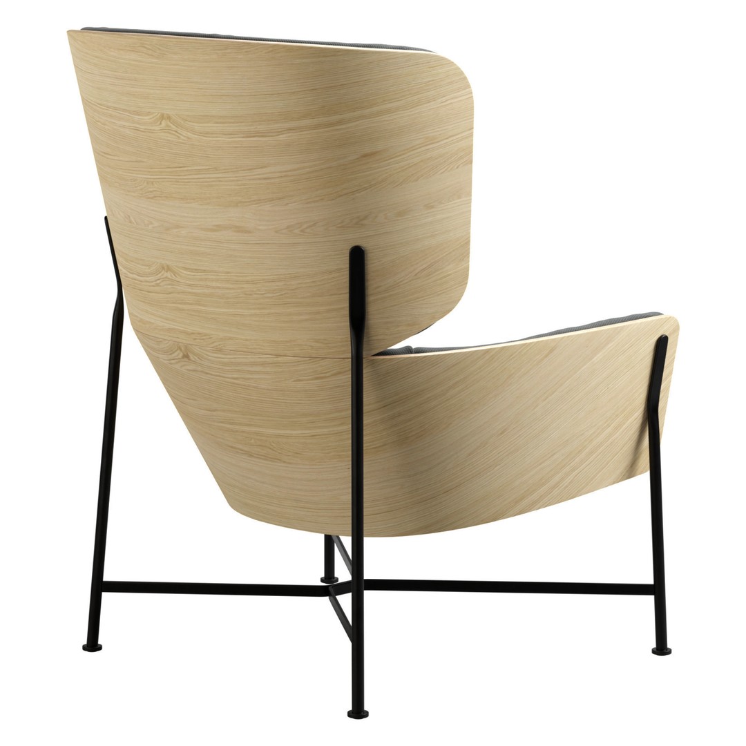 Caristo Armchair 3D Model – Stylish Indoor Armchair, PBR Textures - View 13