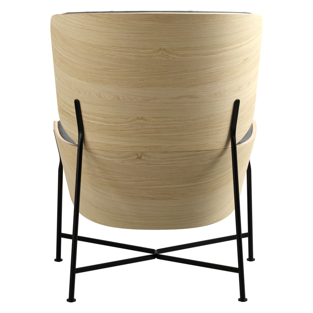 Caristo Armchair 3D Model – Stylish Indoor Armchair, PBR Textures - View 16