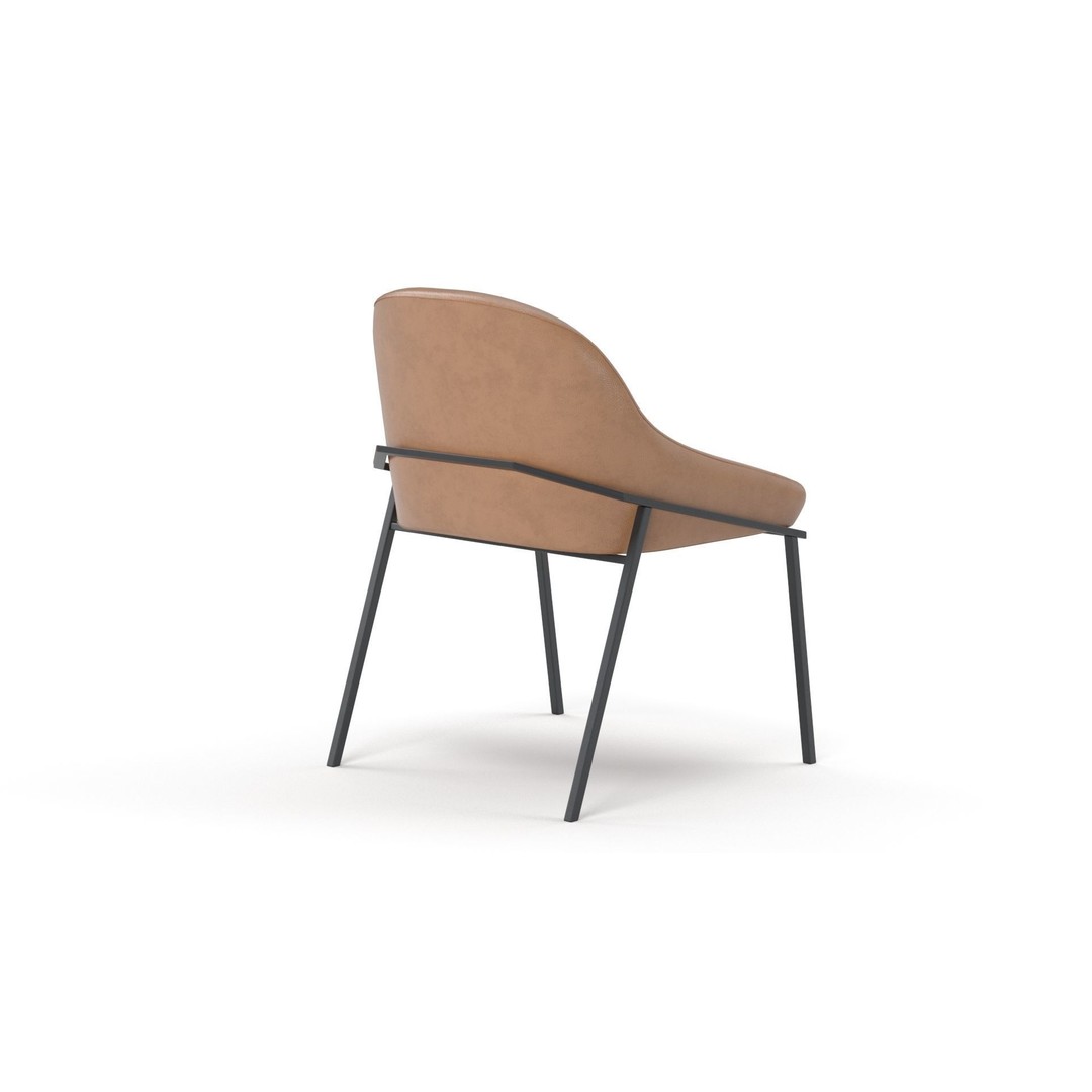 IZOARD Upholstered Metal Chair 3D Model – High Quality PBR Asset, FBX - View 23