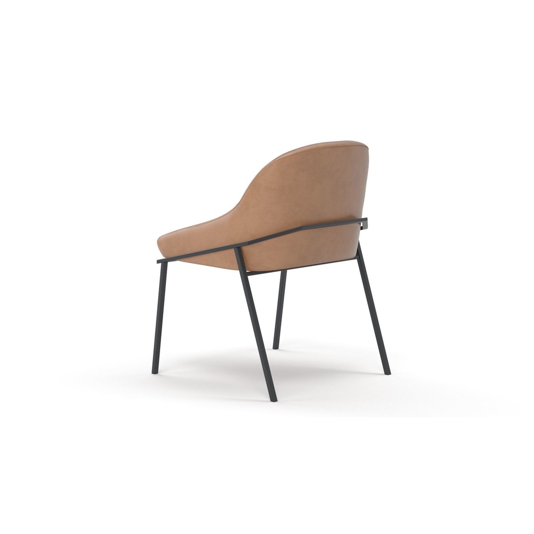 IZOARD Upholstered Metal Chair 3D Model – High Quality PBR Asset, FBX - View 26