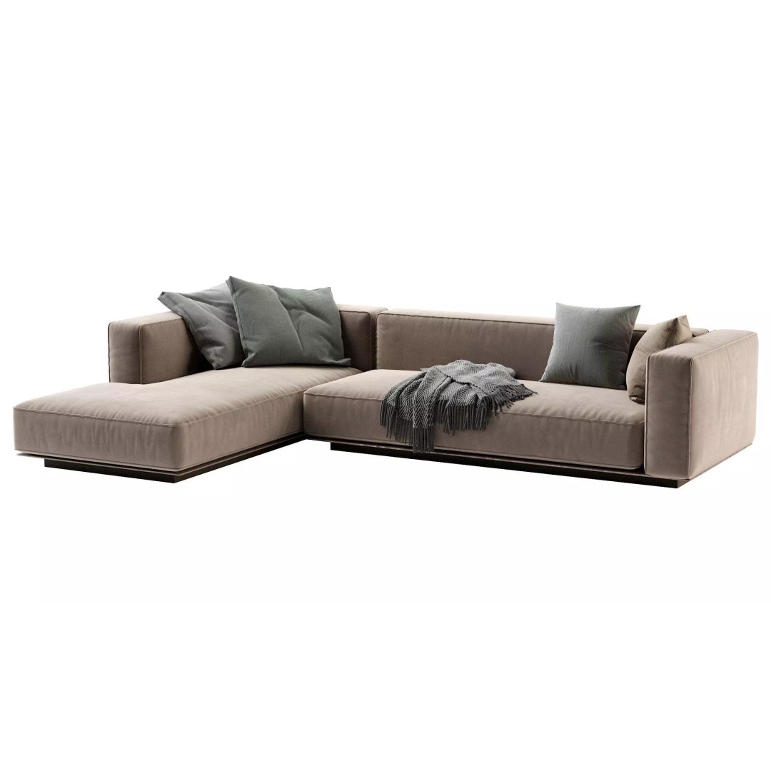 Flexform Grandmare Sofa 3D Model – Contemporary Furniture, FBX, OBJ - View 2