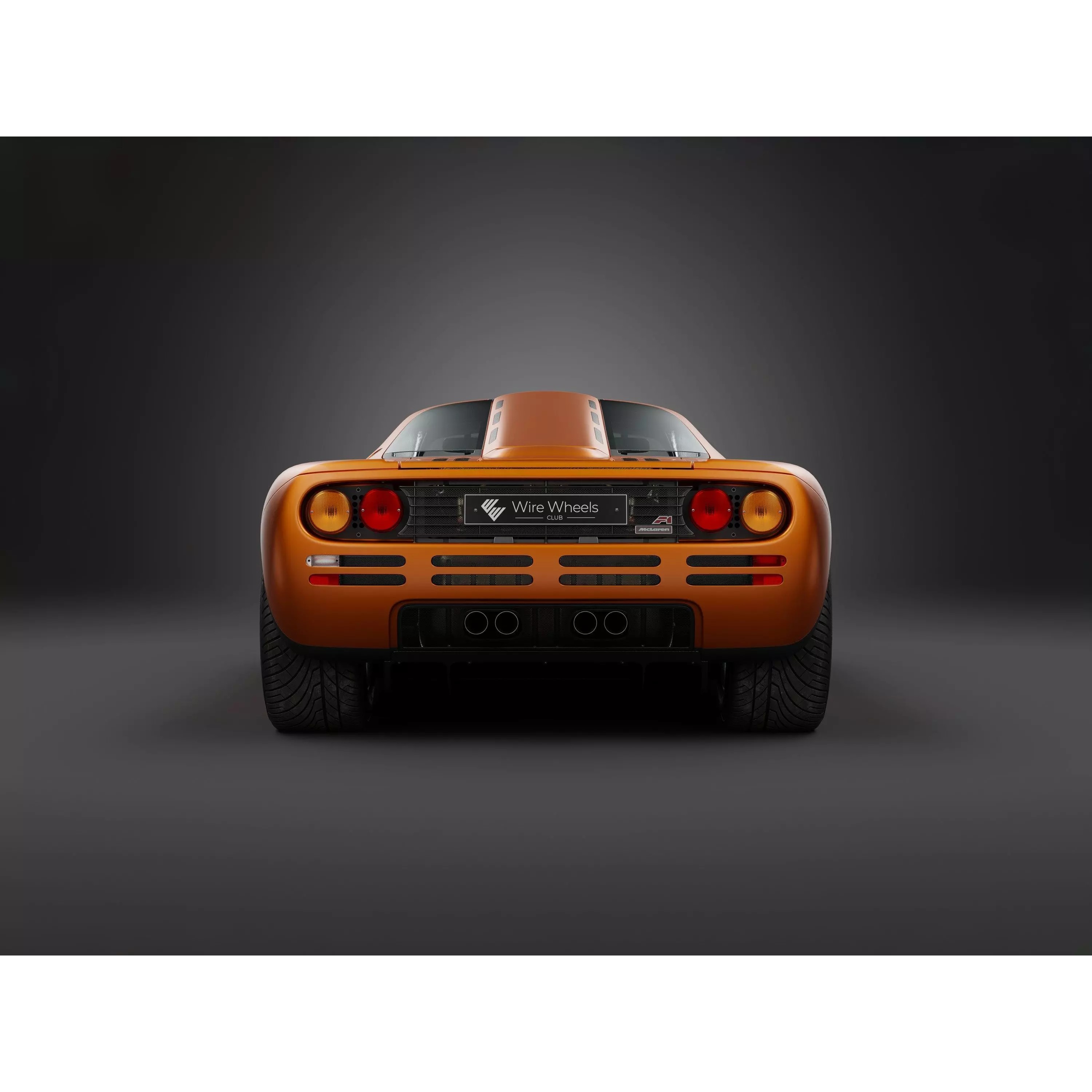 1994 McLaren F1 - High-Poly Game-Ready 3D Model - View 8