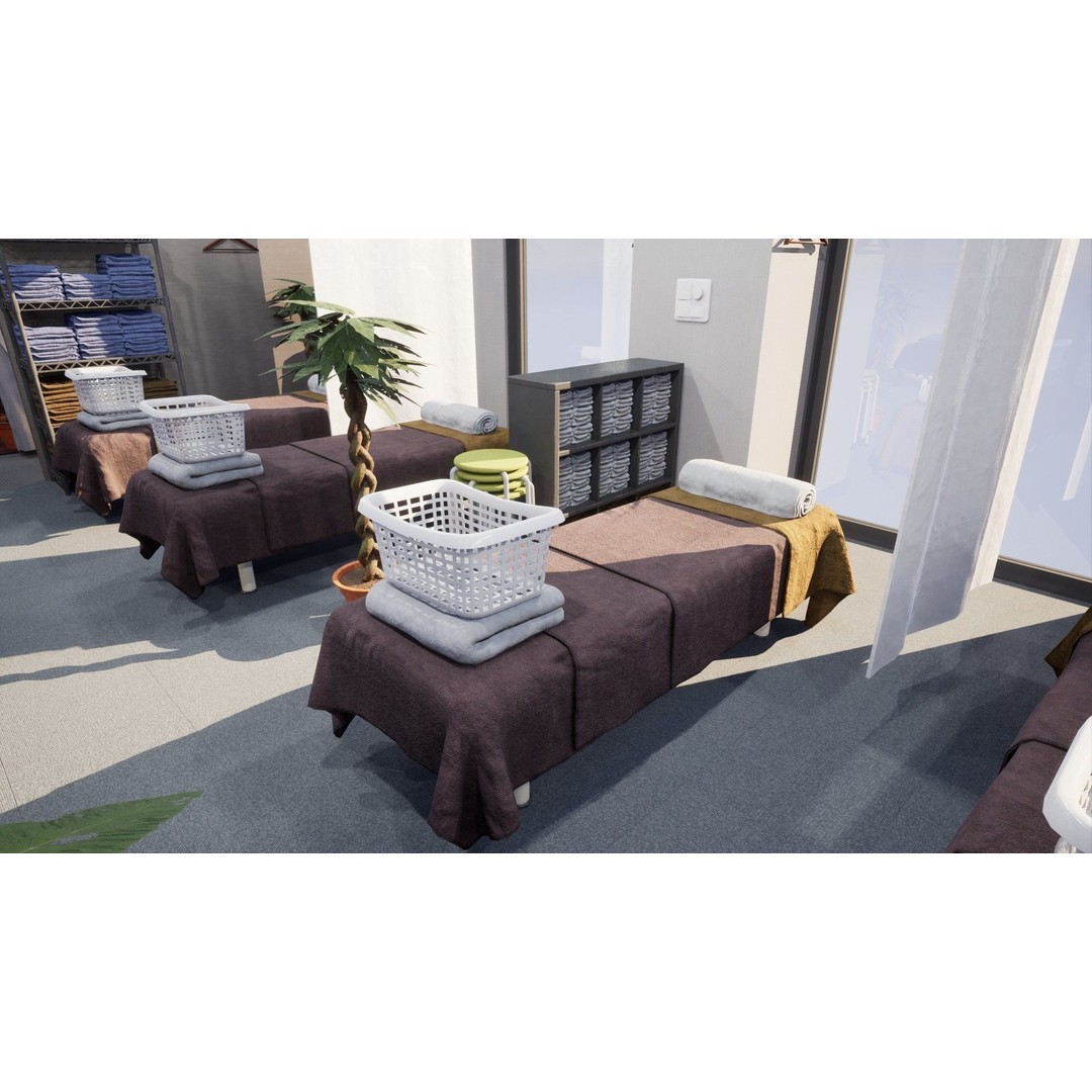 Japanese Massage Parlor 3D Model – Low Poly Game Asset, PBR Textures - View 4