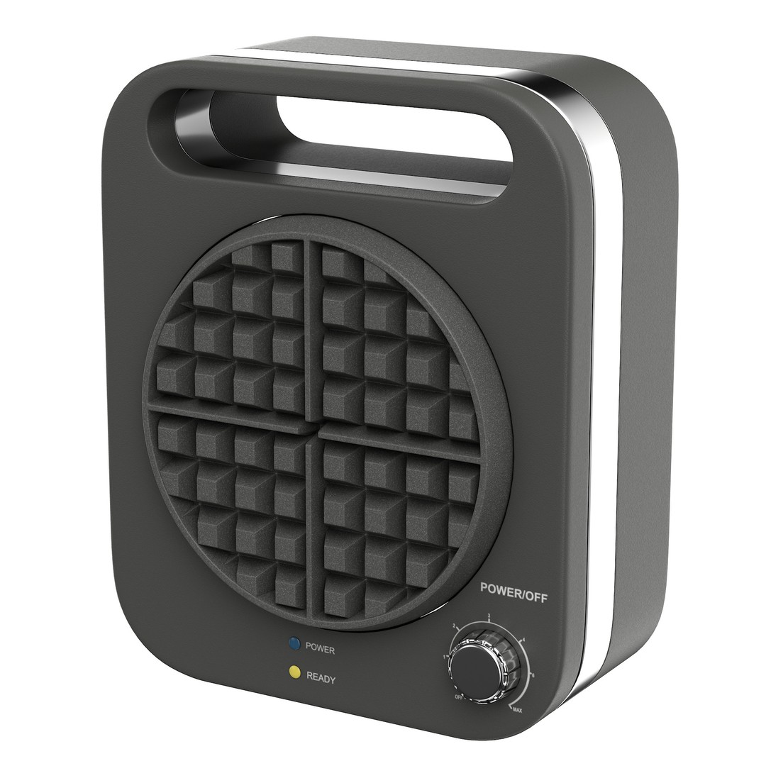 Waffle Maker 3D Model – Modern Kitchen Appliance, PBR, FBX, OBJ - View 16