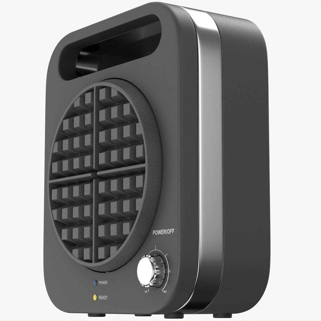 Waffle Maker 3D Model – Modern Kitchen Appliance, PBR, FBX, OBJ - View 7