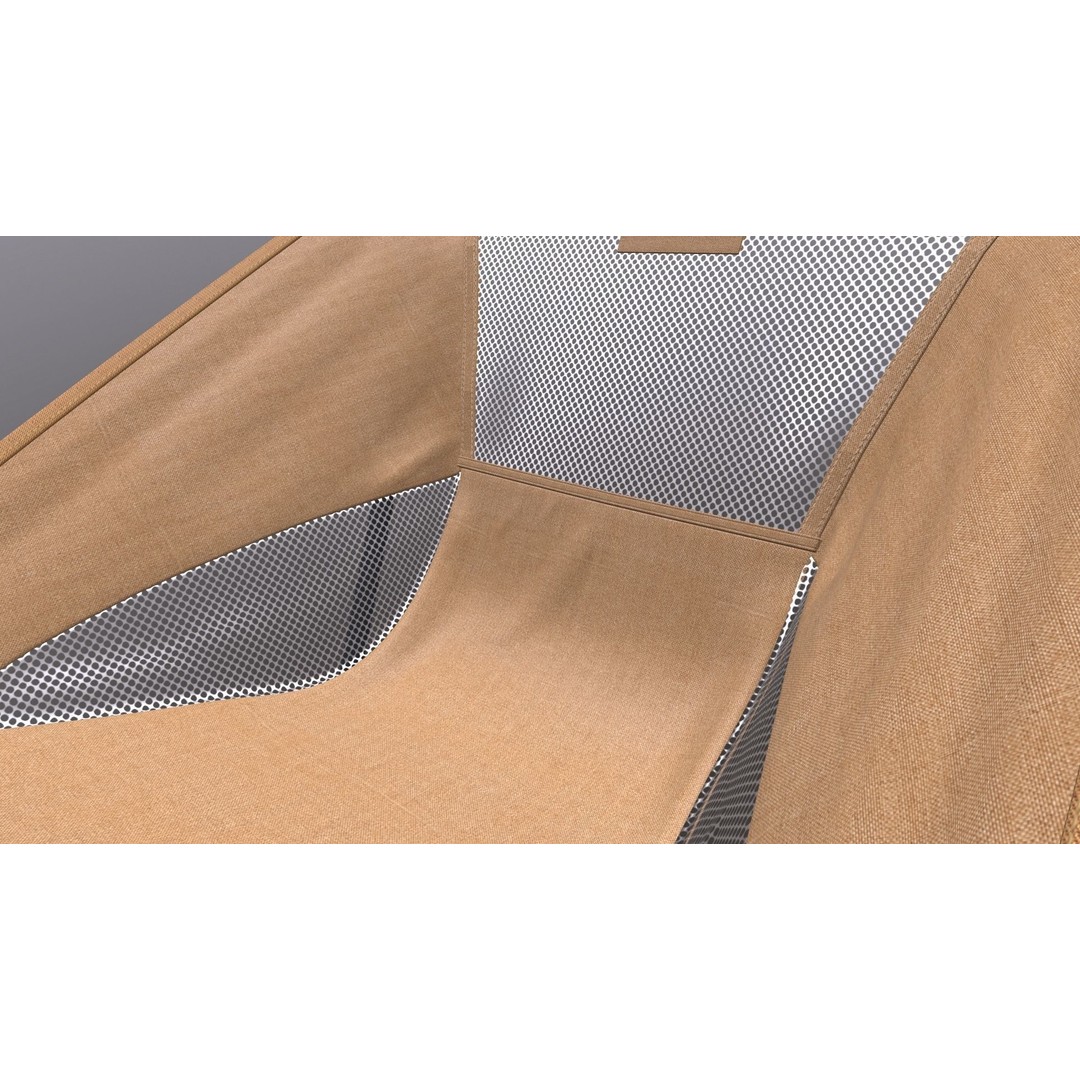 Folding Chair 3D Model – Game Ready PBR Asset, FBX, OBJ - View 11