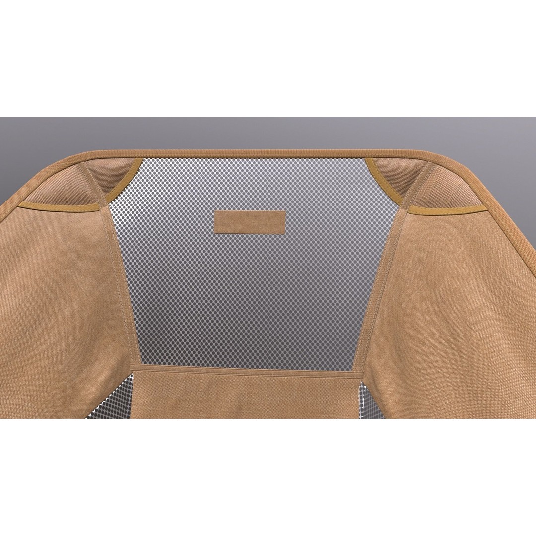Folding Chair 3D Model – Game Ready PBR Asset, FBX, OBJ - View 12
