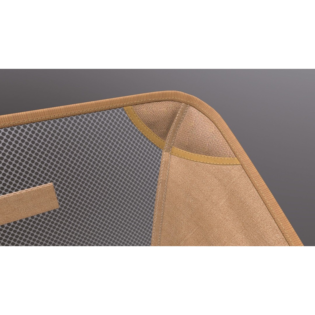 Folding Chair 3D Model – Game Ready PBR Asset, FBX, OBJ - View 14