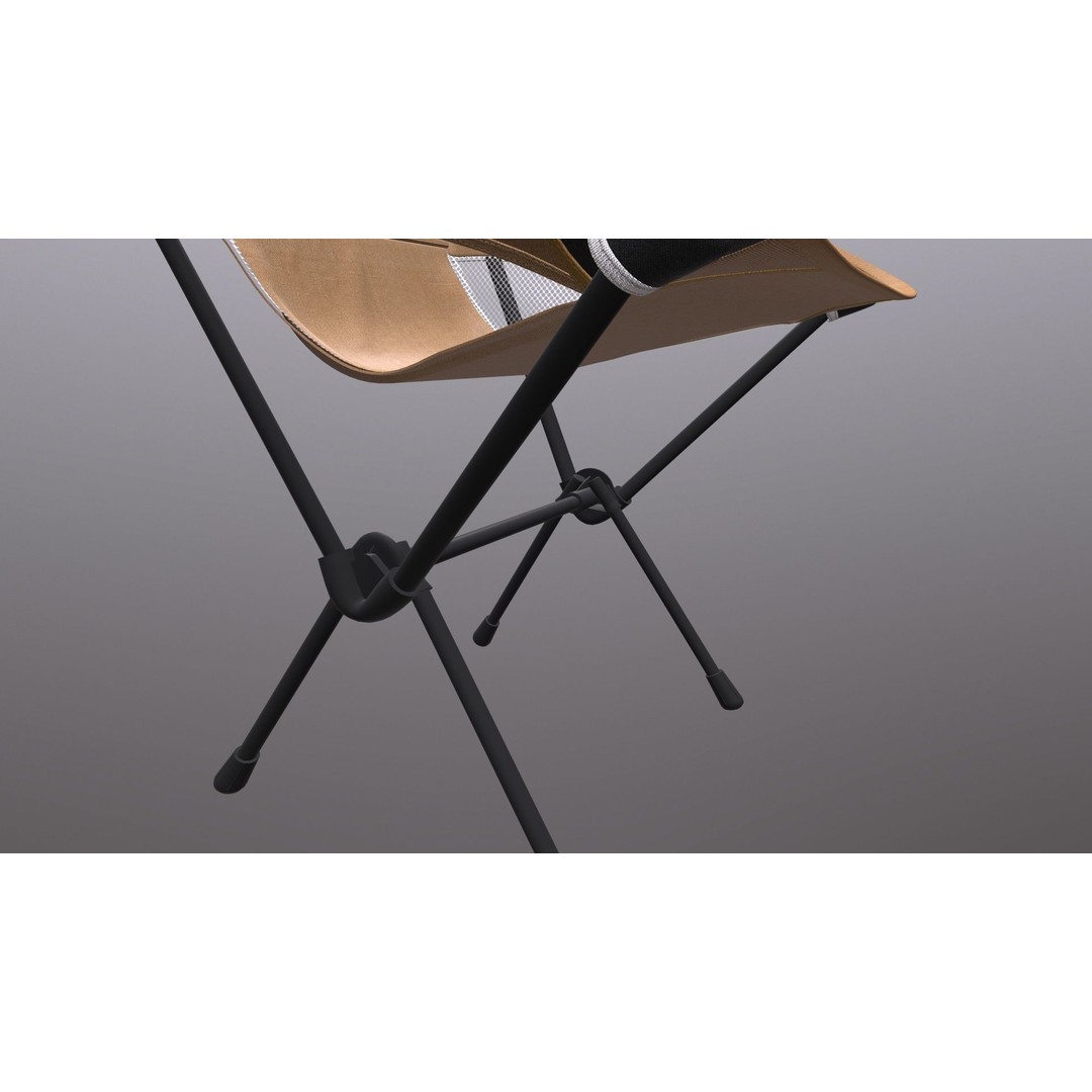 Folding Chair 3D Model – Game Ready PBR Asset, FBX, OBJ - View 18