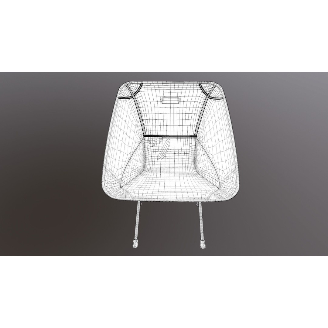 Folding Chair 3D Model – Game Ready PBR Asset, FBX, OBJ - View 20