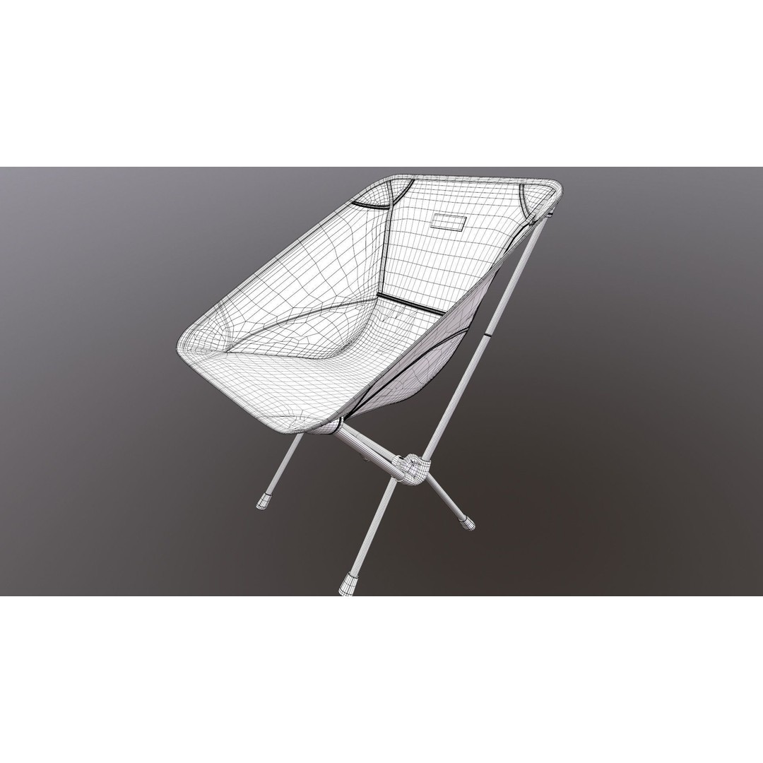 Folding Chair 3D Model – Game Ready PBR Asset, FBX, OBJ - View 21