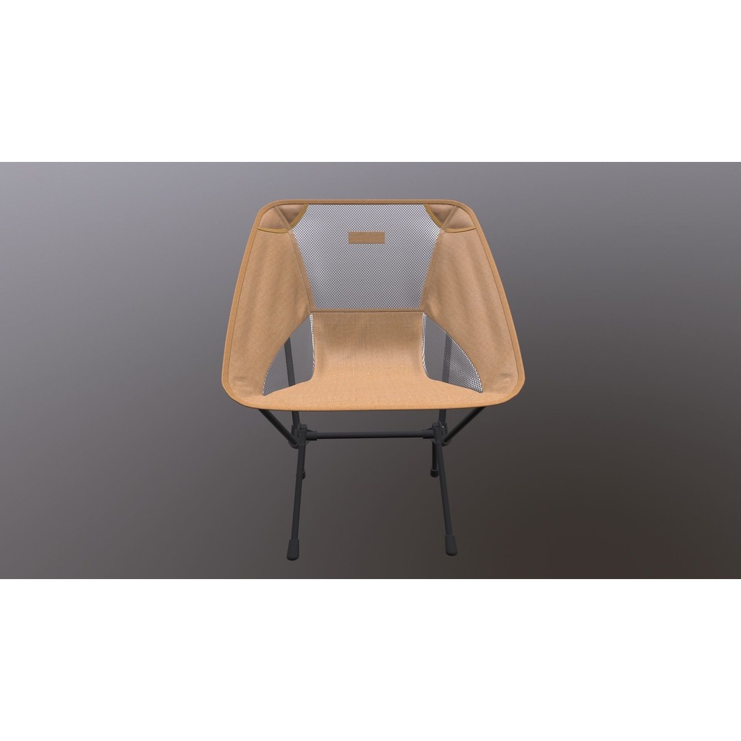 Folding Chair 3D Model – Game Ready PBR Asset, FBX, OBJ - View 3