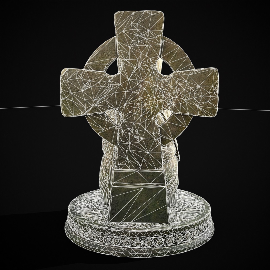 King Throne Statue 3D Model – Low Poly PBR Asset, FBX & OBJ - View 13