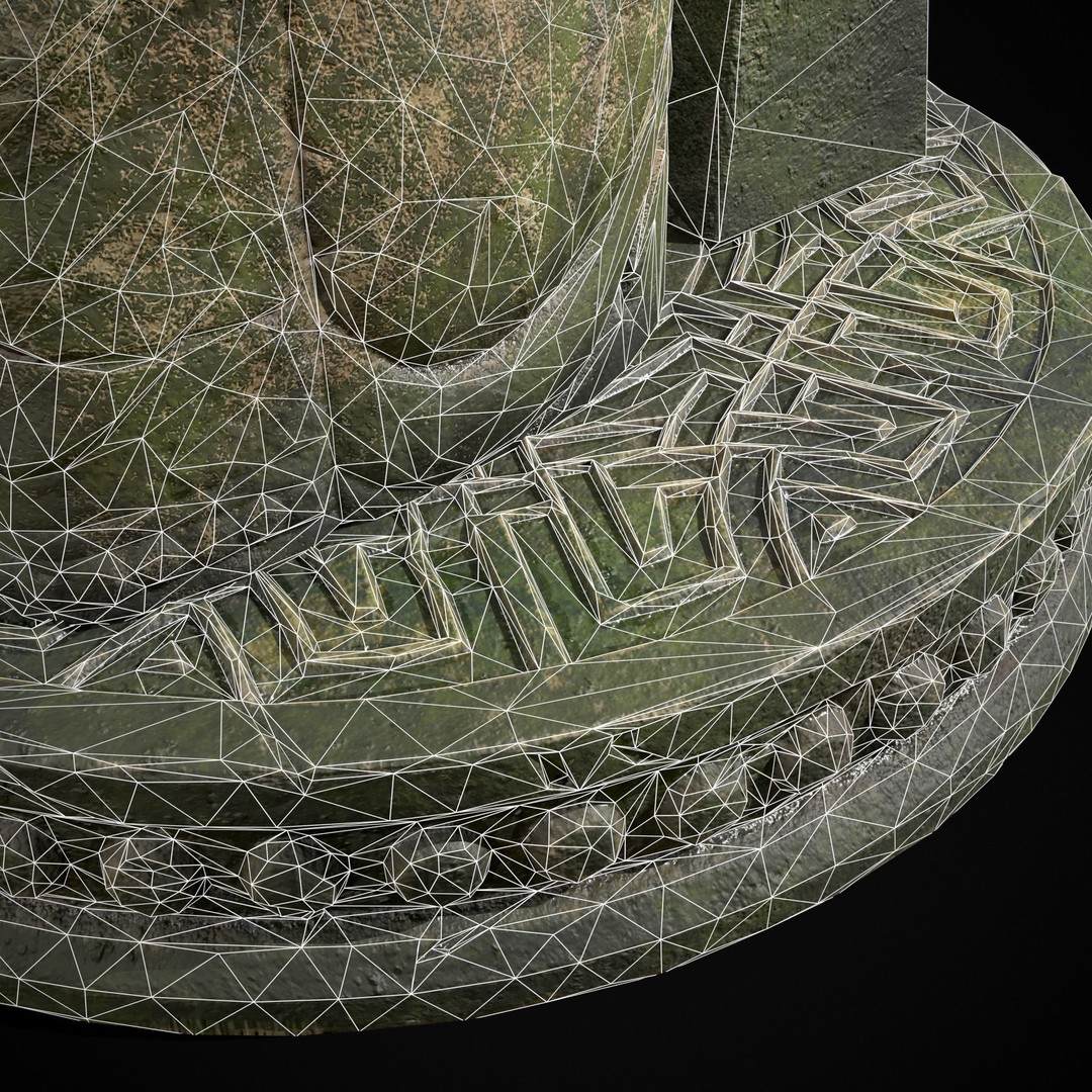 King Throne Statue 3D Model – Low Poly PBR Asset, FBX & OBJ - View 28