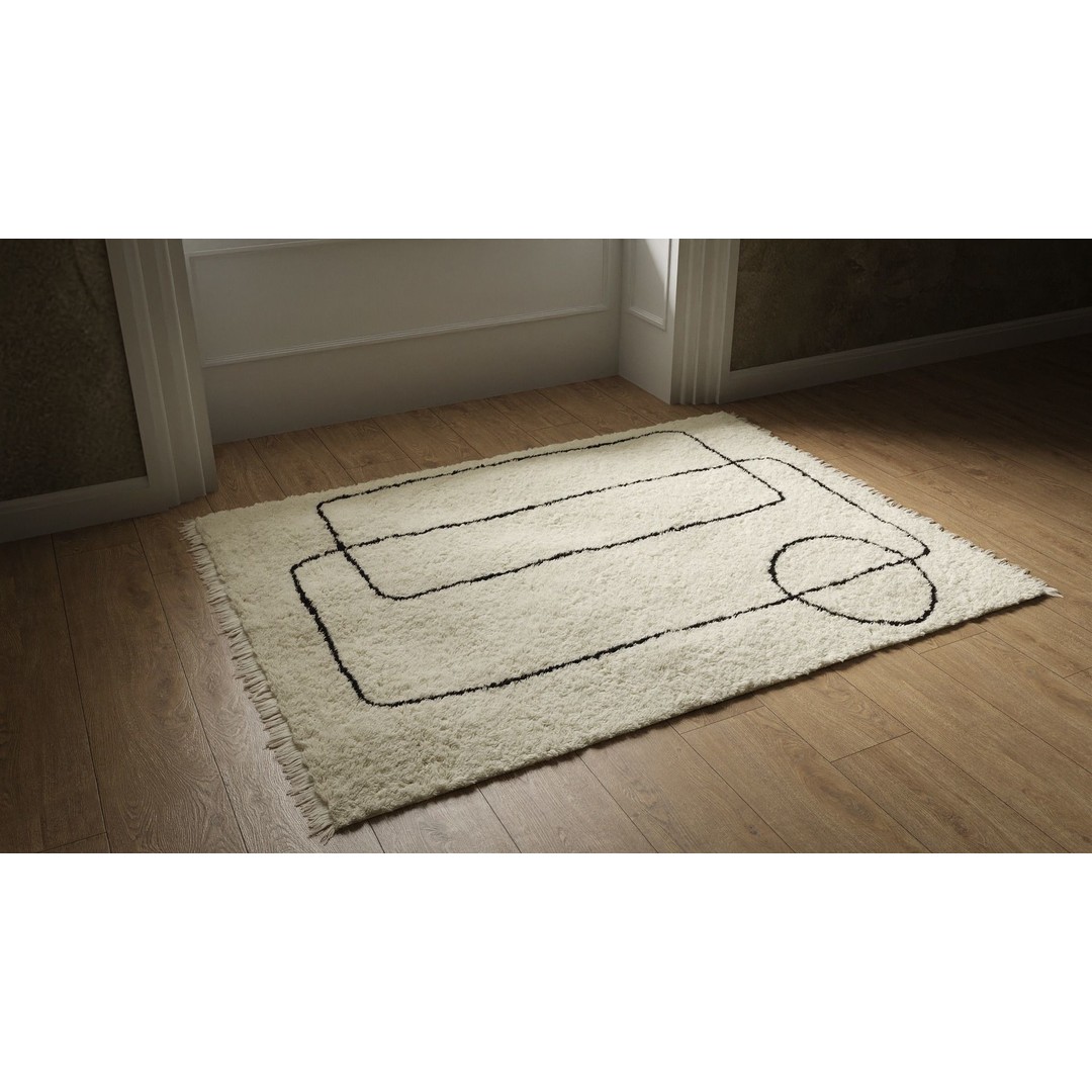 Realistic Carpet 3D Model – Wool Textures, PBR, Blender - View 4