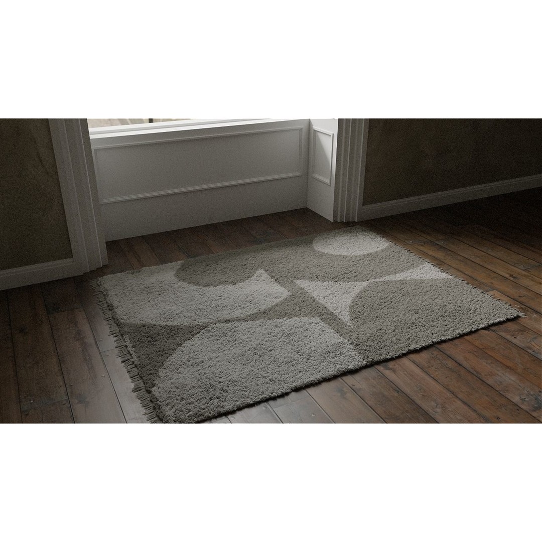 Realistic Carpet 3D Model – Wool Textures, PBR, Blender - View 9