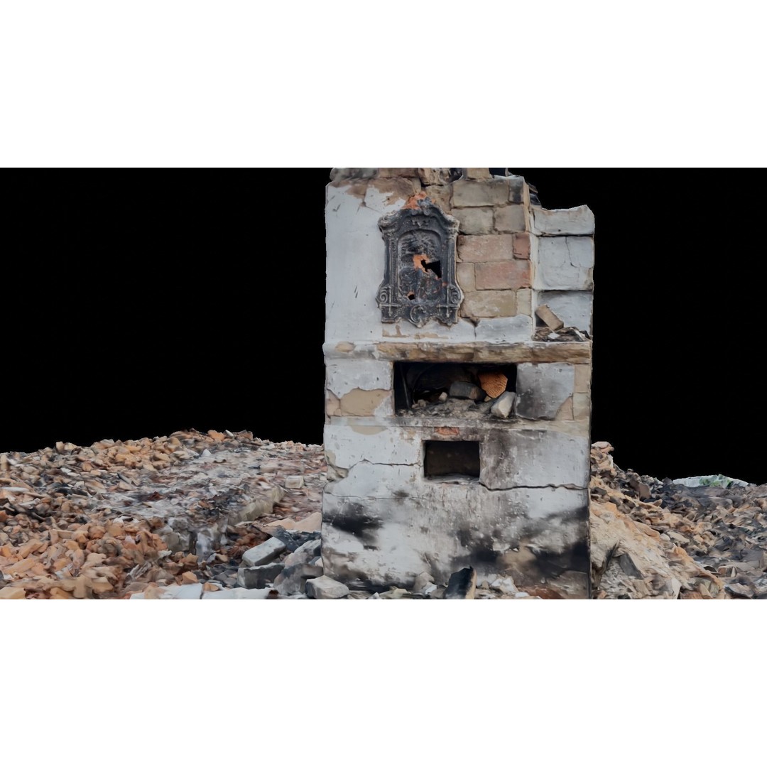 Ukraine Debris 3D Model – Low Poly Game Asset, FBX, Blender - View 14