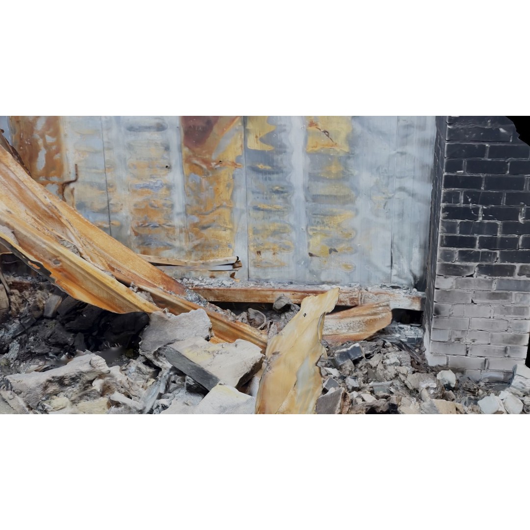 Ukraine Debris 3D Model – Low Poly Game Asset, FBX, Blender - View 29