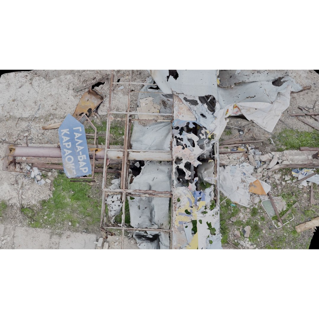 Ukraine Debris 3D Model – Low Poly Game Asset, FBX, Blender - View 33