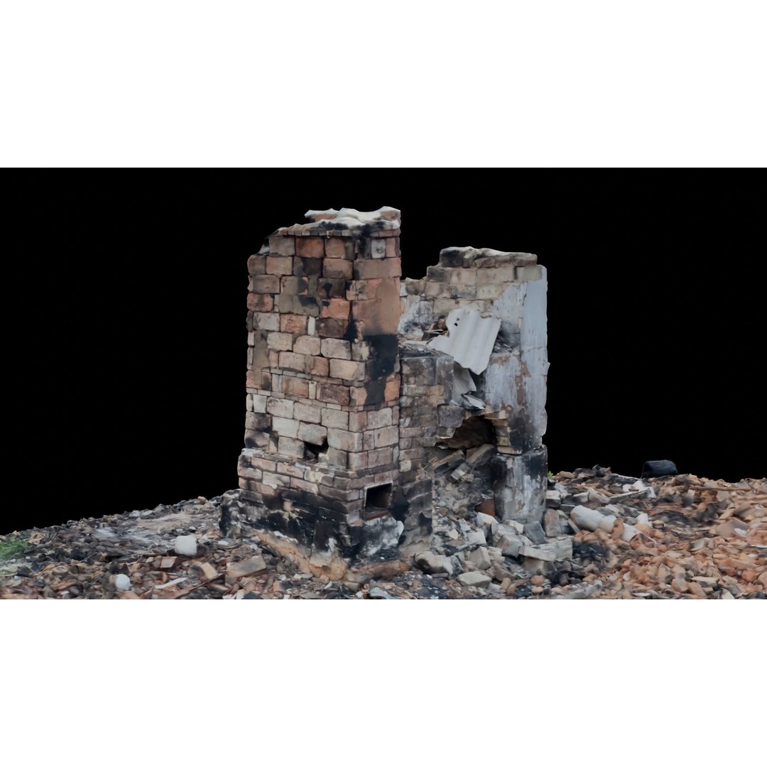 Ukraine Debris 3D Model – Low Poly Game Asset, FBX, Blender - View 7
