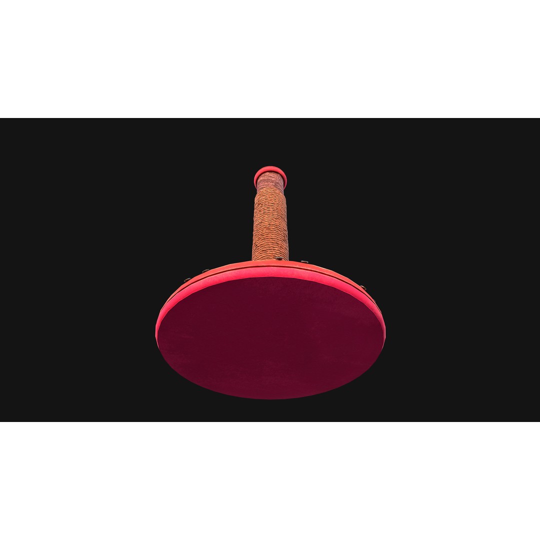 Cat Scratching Post 3D Model – Low Poly Game Asset, PBR Textures - View 27