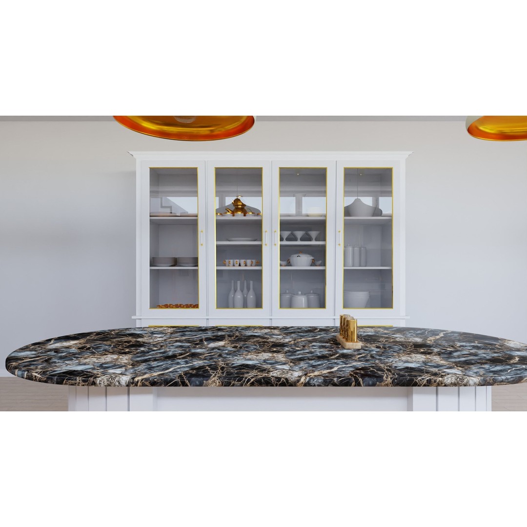 High Detail Kitchen 3D Model – PBR Interior Visualization, Blender - View 5