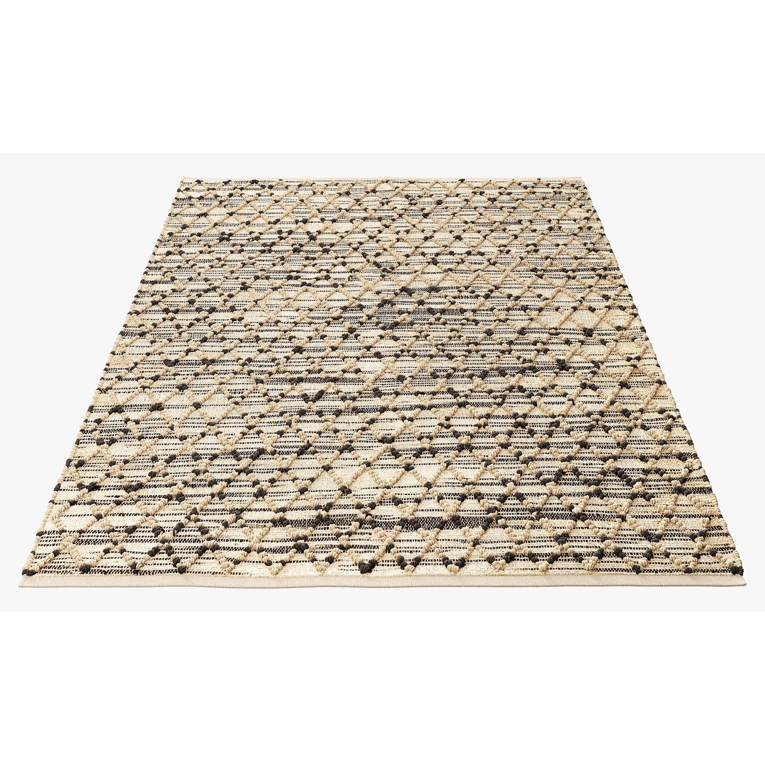 Joybird Demi Rug 3D Model – Handmade Jute & Cotton Rug, FBX, OBJ - View 11
