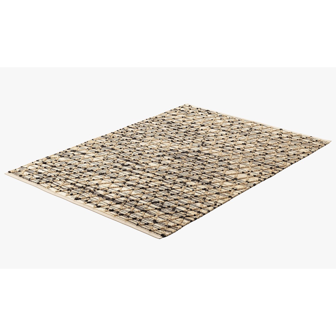 Joybird Demi Rug 3D Model – Handmade Jute & Cotton Rug, FBX, OBJ - View 8