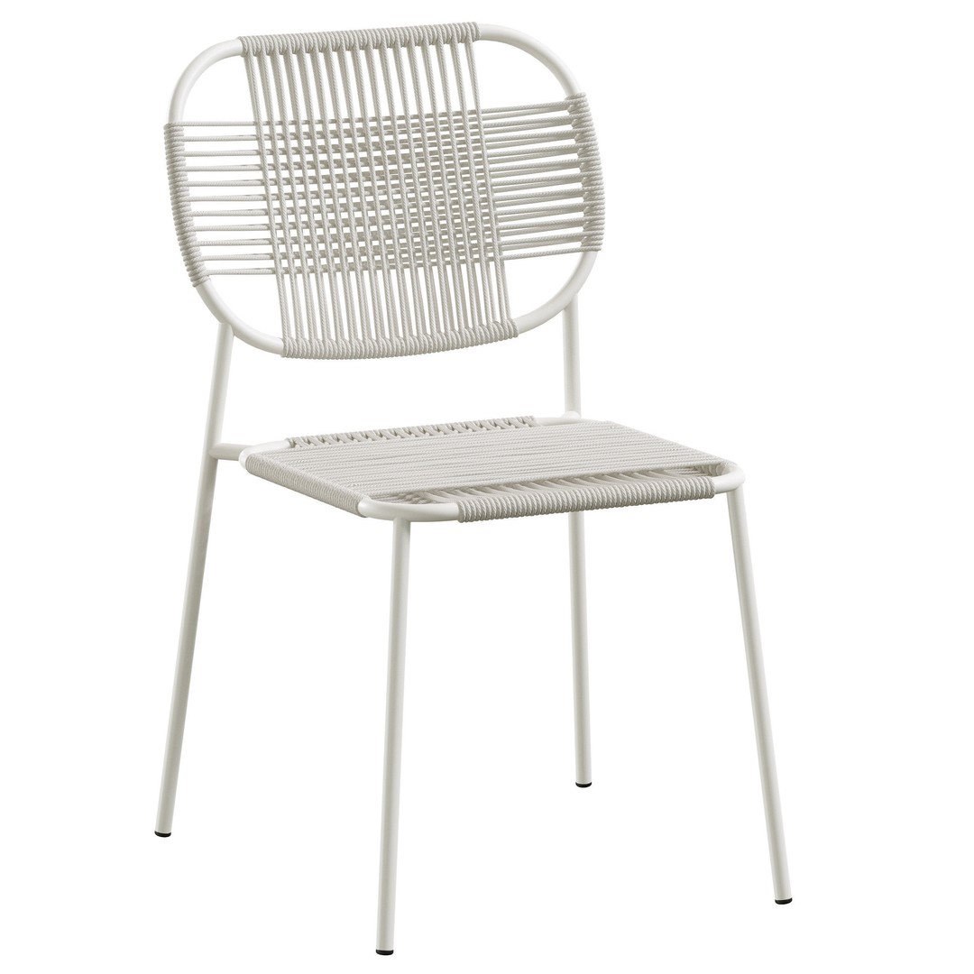 Outdoor Dining Set 3D Model – Wicker Furniture Set, FBX, PBR Textures - View 5