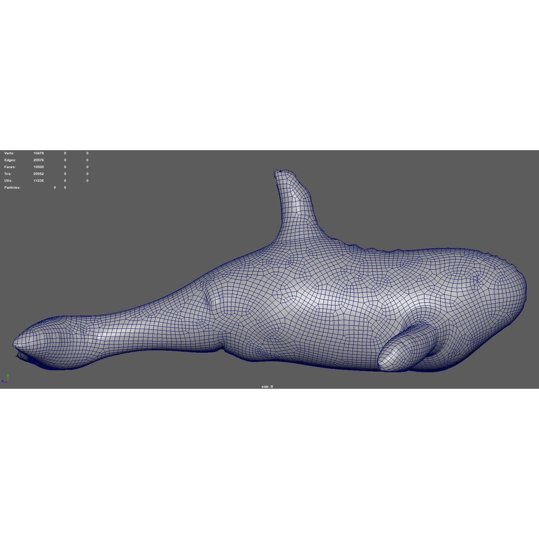 Orca Float 3D Model – Low Poly PBR Asset for Games and Animation - View 13