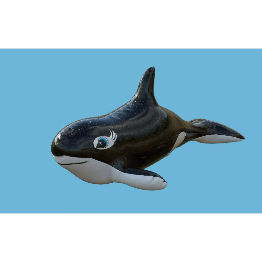 Orca Float 3D Model – Low Poly PBR Asset for Games and Animation - View 2