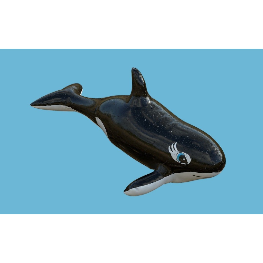 Orca Float 3D Model – Low Poly PBR Asset for Games and Animation - View 5