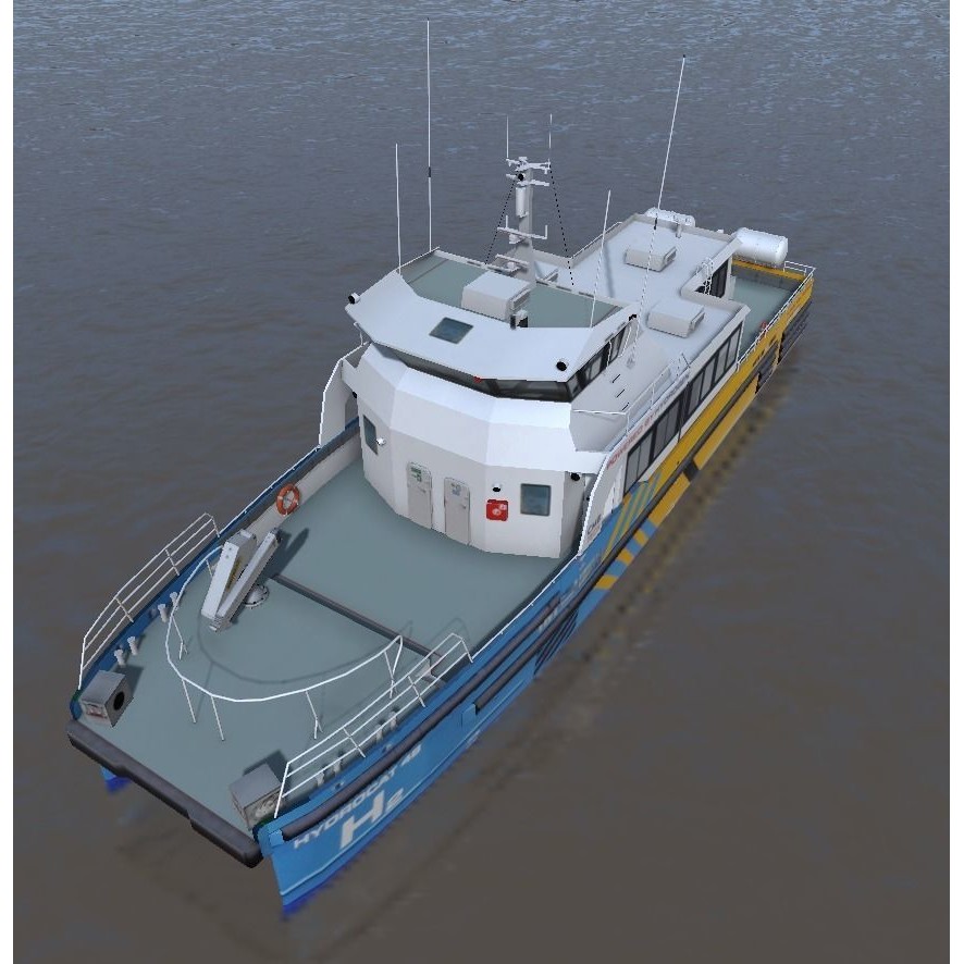 Offshore Supply Ship 3D Model – Low Poly Marine Vessel, FBX, Unity